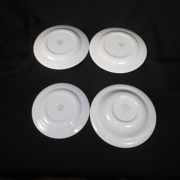 3 saucers & a berry bowl. ARABIA FINDLAND - Picture 5 of 6